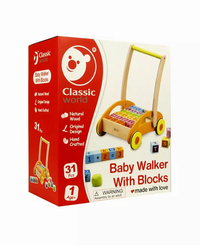 Walker with Blocks (31 Piece Set)