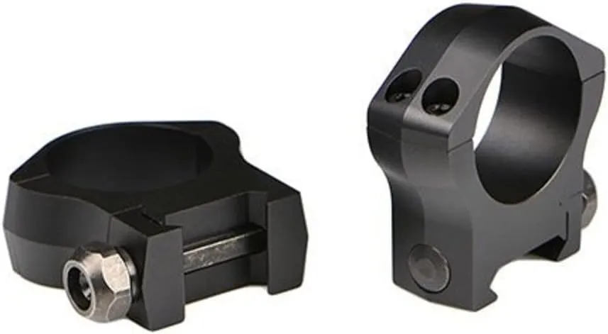 WARNE 7214M Mountain Tech Scope Mounts, 7075/T6 Aluminium, Fits Picatinny Rails, 30mm Scope Rings, Medium Matte