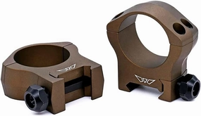 WARNE 7214BB Mountain Tech Scope Mounts, 7075/T6 Aluminium, Fits Picatinny Rails, 30mm Scope Rings, Medium Burnt Bronze