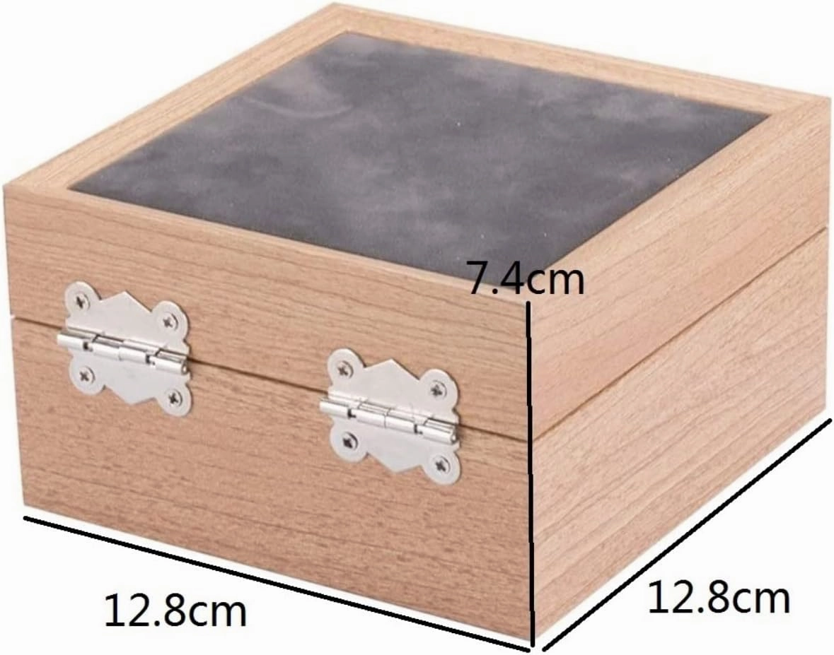 Watch Box Watch Case Watch Display Watch Organizer Display Watch Box Single Slot Wood Bracelet Bangle Holder Storage Case Organizer With Pillows Watch Organizer For Men