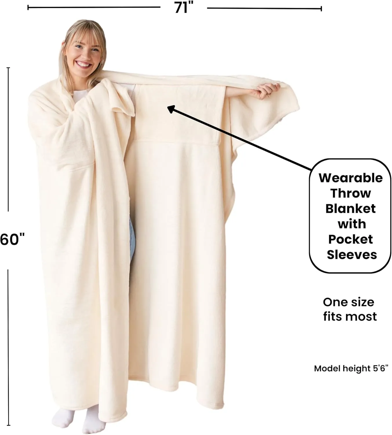 Wearable Blankets for Women - Mothers Day Gifts for Mom - Adult Wearable Blanket Men, Birthday Gifts for Women