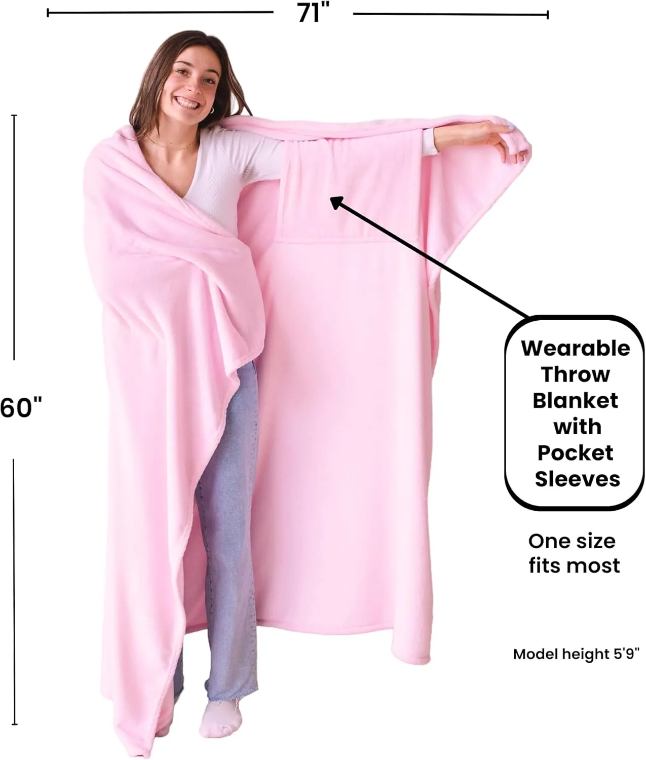 Wearable Blankets for Women - Mothers Day Gifts for Mom - Adult Wearable Blanket Men, Birthday Gifts for Women