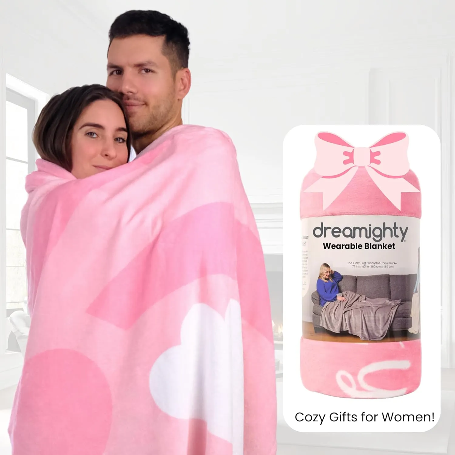 Wearable Blankets for Women - Mothers Day Gifts for Mom - Adult Wearable Blanket Men, Birthday Gifts for Women
