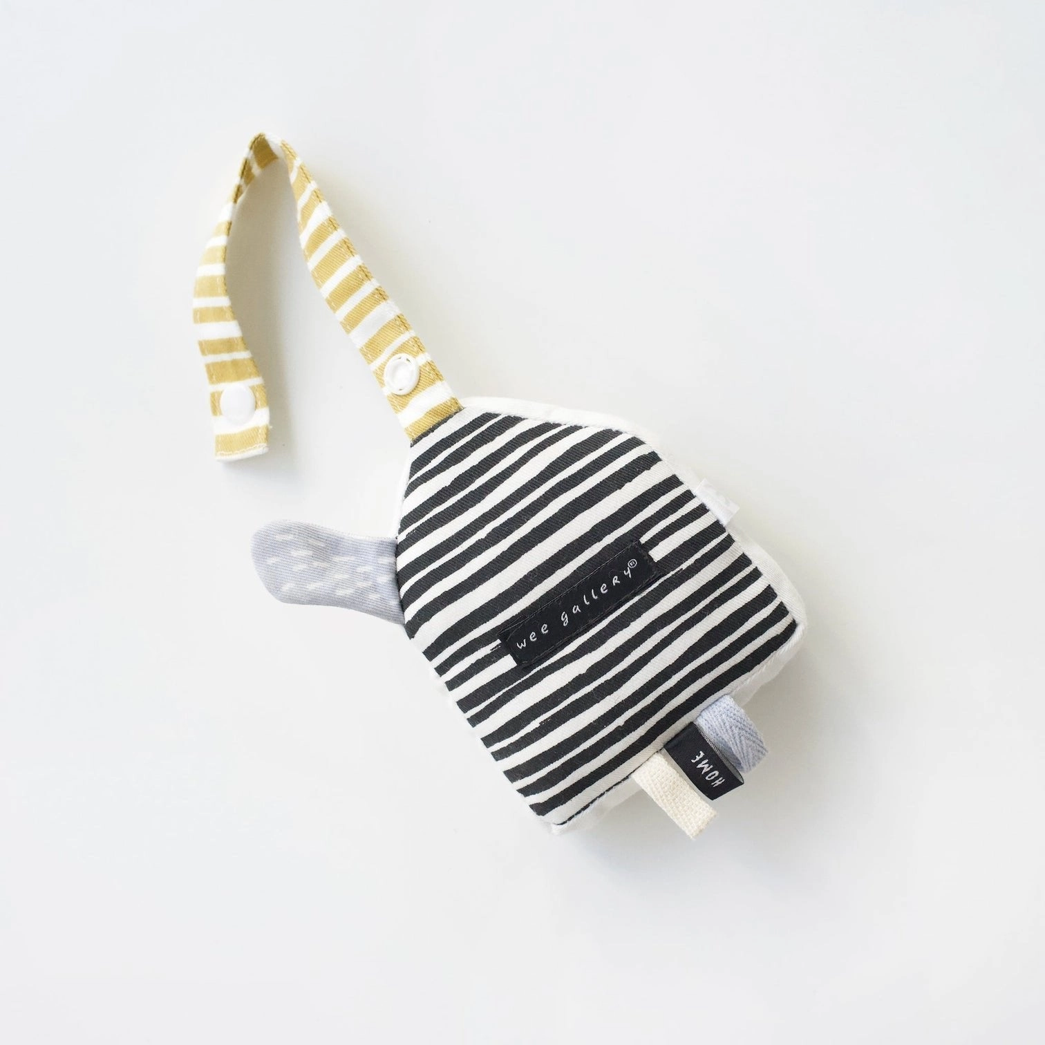 Wee Gallery Organic Crinkle Stroller Toy • House