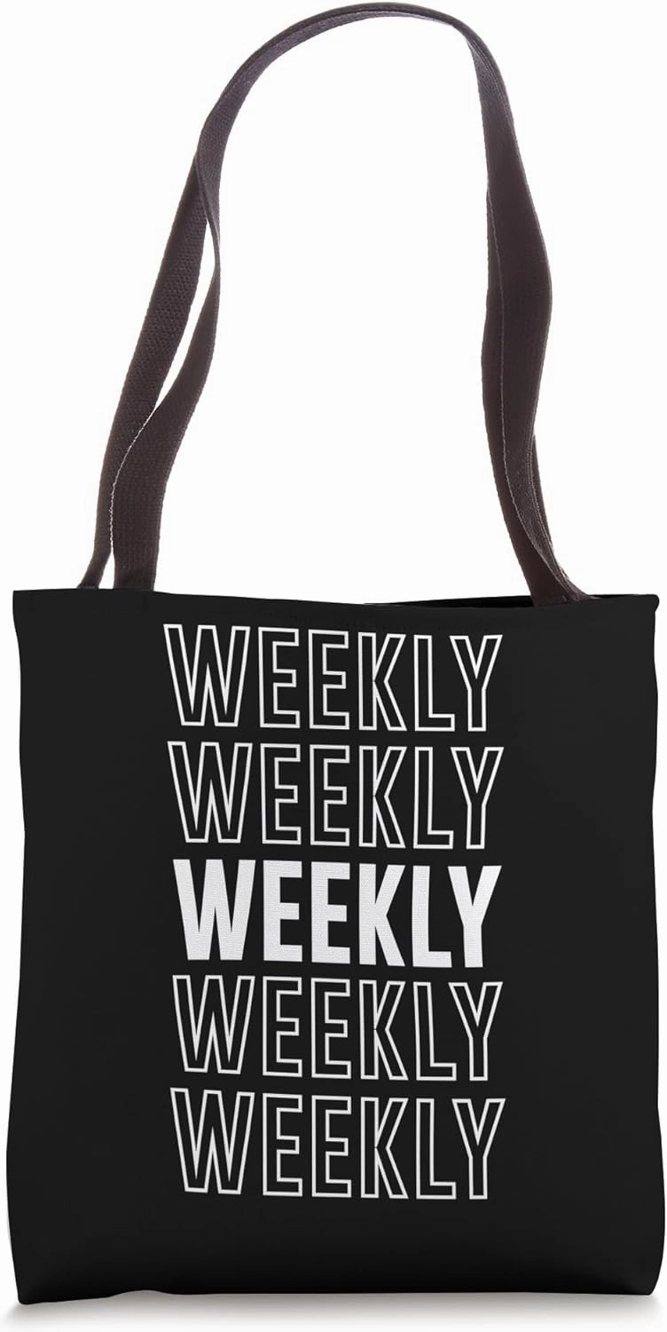 Weekly Tote Bag