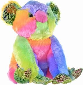 Wild Republic Rainbowkins Koala, Stuffed Animal, 12 Inches, Plush Toy, Fill is Spun Recycled Water Bottles