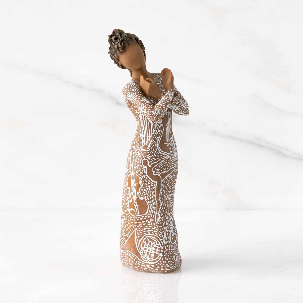 Willow Tree® Music Speaks Darker Skin Figurine by Demdaco
