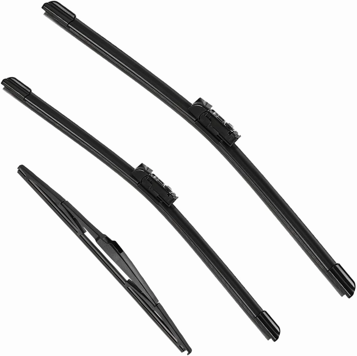 Windshield Wiper Blades Compatible With 2015 2016 2017 Lexus NX200t / 2018 2019 2021 Lexus NX300 / 2015-2021 Lexus NX300h Front Rear Wipers Blade Set for My Car - 26" 16" 12" (Pack of 3)