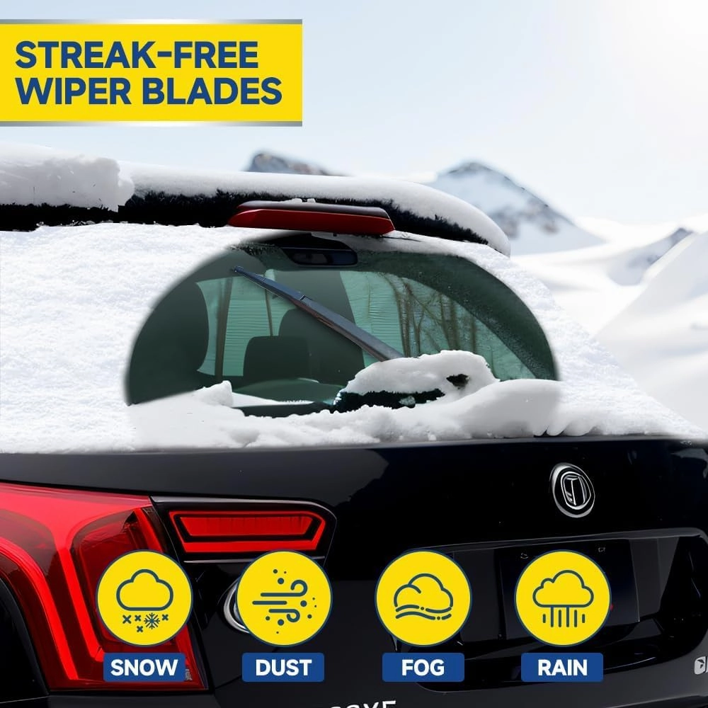 Windshield Wiper Blades Compatible With 2015 2016 2017 Lexus NX200t / 2018 2019 2021 Lexus NX300 / 2015-2021 Lexus NX300h Front Rear Wipers Blade Set for My Car - 26" 16" 12" (Pack of 3)
