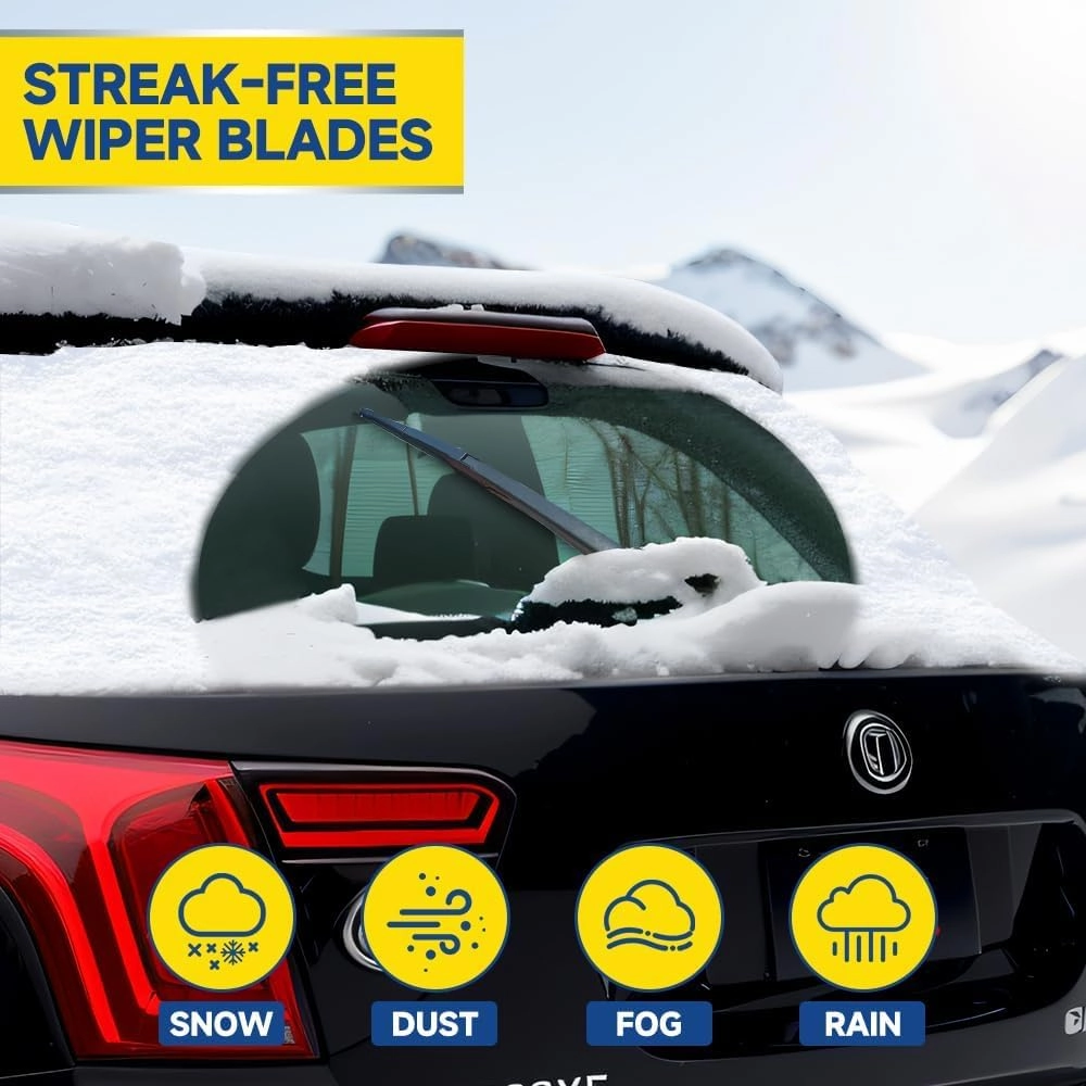 Windshield Wiper Blades Compatible With 2015 2016 2017 Lexus NX200t / 2018 2019 2021 Lexus NX300 / 2015-2021 Lexus NX300h Front Rear Wipers Blade Set for My Car - 26" 16" 12" (Pack of 3)