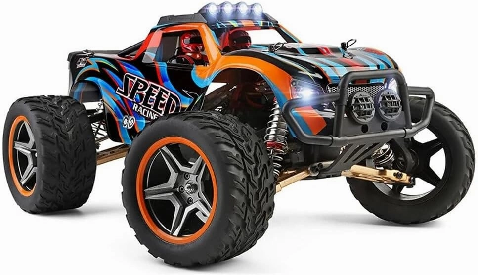 WLtoys High-Speed RC Car 104009 RC CAR Brushed Motor 1/10 Remote Control Off-Road RC Drift Car Radio Toys 45KM/H High Speed Monster Racing Car (104009 1 * 1500)