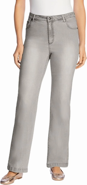 Woman Within Plus Size Wide-Leg Stretch Denim Jean