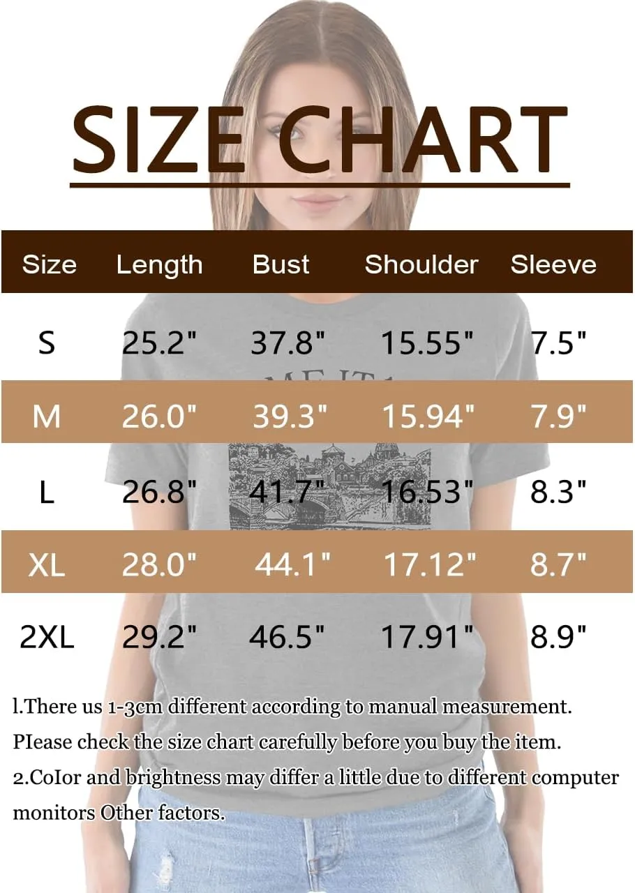 Women Vintage T Shirt Short Sleeve Summer Cactus Tshirt Funny Graphic Tees