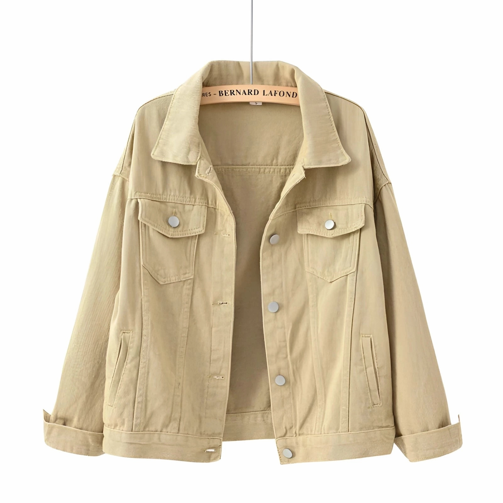 Women's Casual Lightweight White Denim Jacket - Summer Fashion