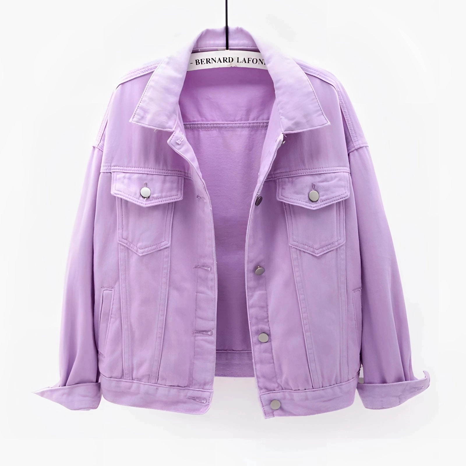 Women's Casual Lightweight White Denim Jacket - Summer Fashion