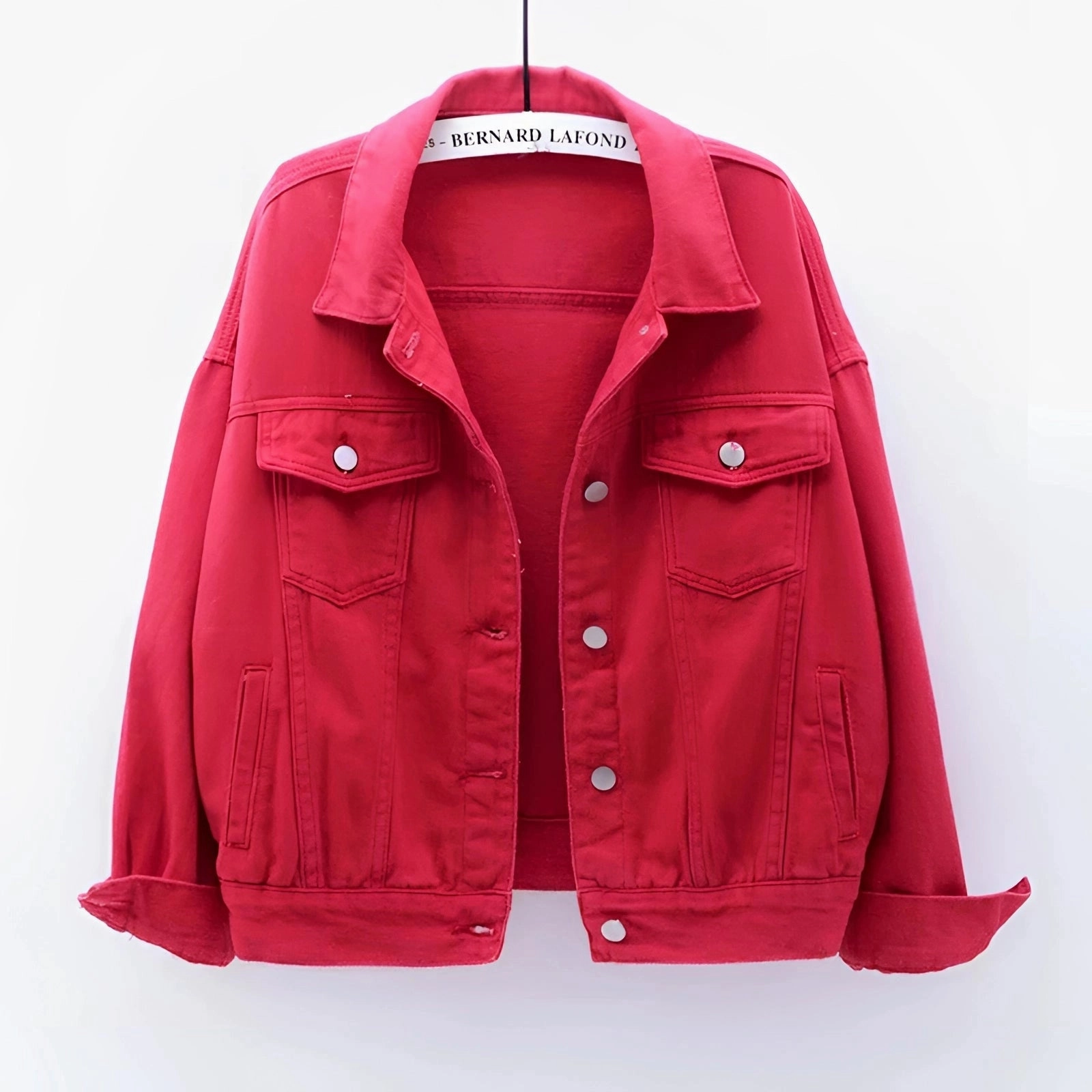 Women's Casual Lightweight White Denim Jacket - Summer Fashion