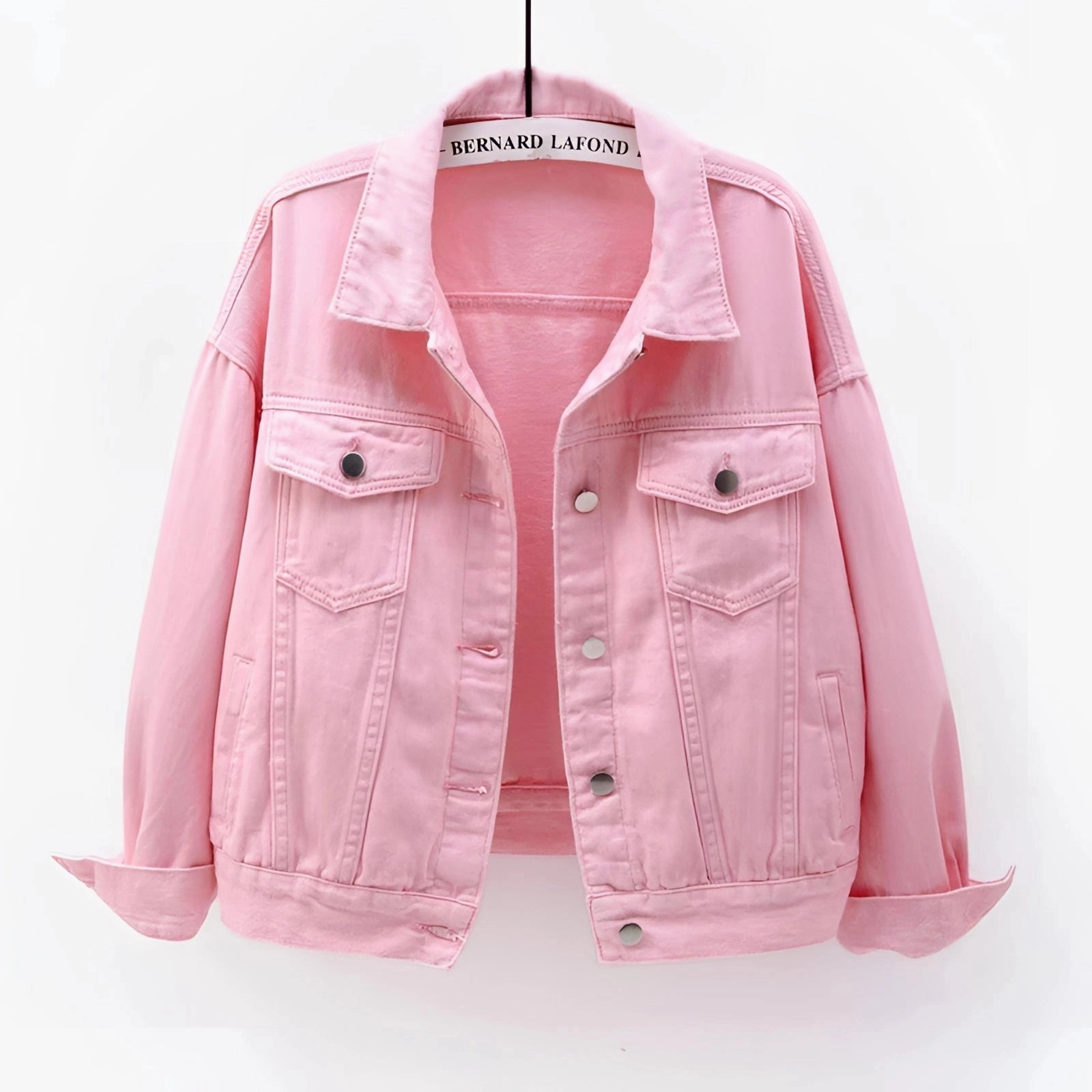 Women's Casual Lightweight White Denim Jacket - Summer Fashion