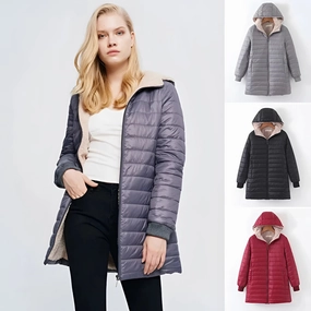 Women's Lightweight Insulated Water-Resistant Puffer Jacket