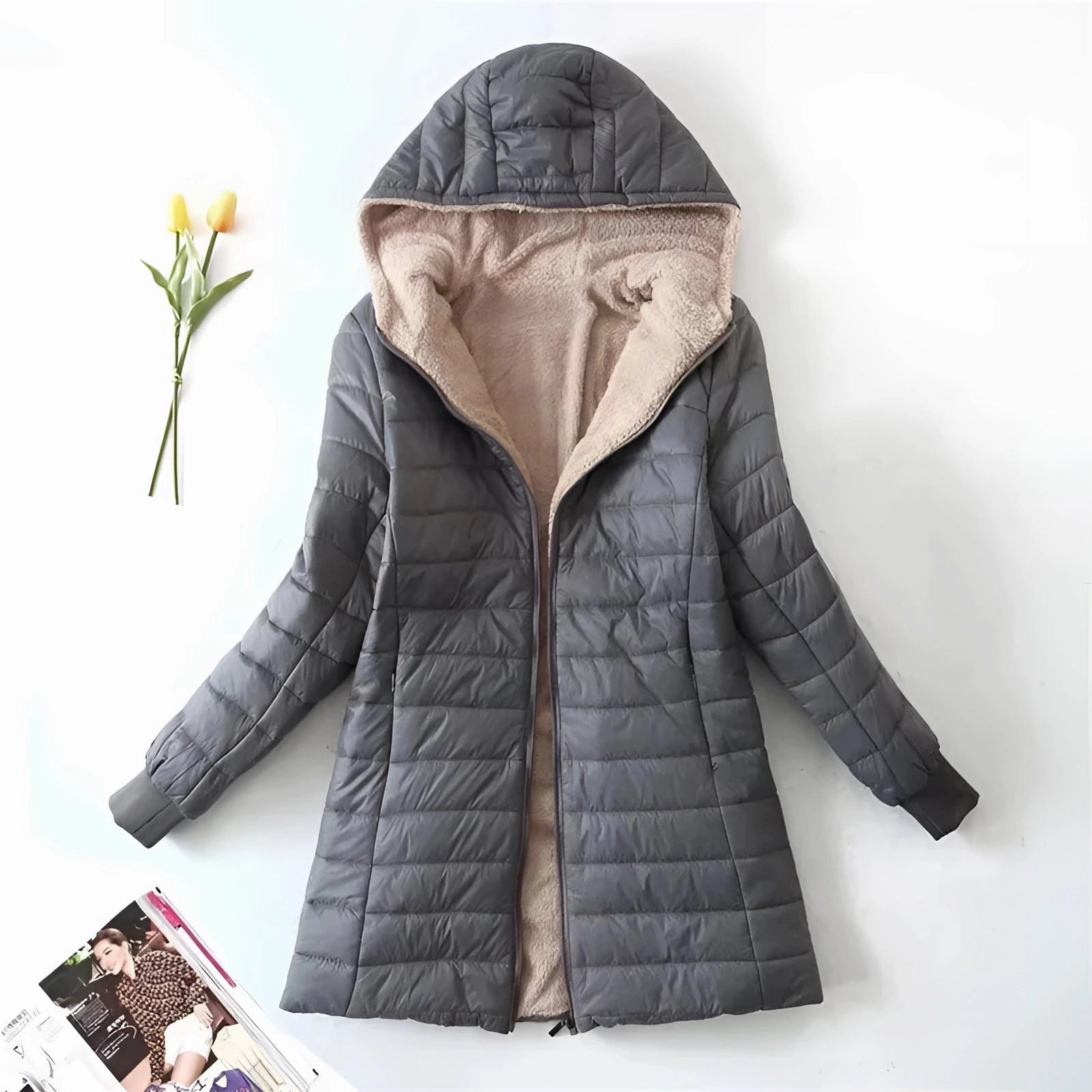 Women's Lightweight Insulated Water-Resistant Puffer Jacket