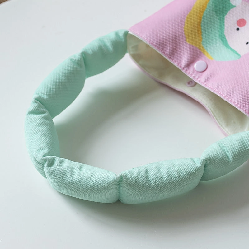 Women's Portable Underarm Cute Cartoon Cotton Handbags
