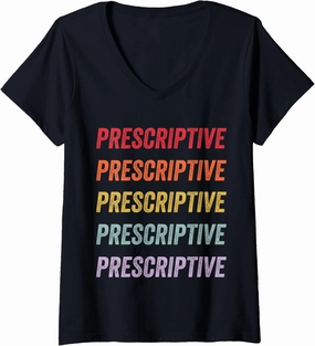 Womens Prescriptive V-Neck T-Shirt