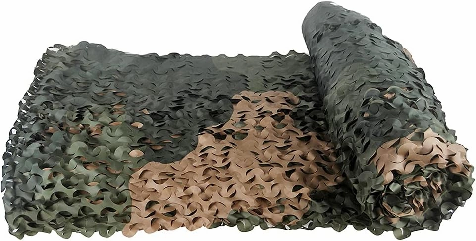 Woodland Camouflage Mesh Netting, Camo Net Hunting Blinds,for Camping, Party Decoration, Sunshade, Car Cover. ()