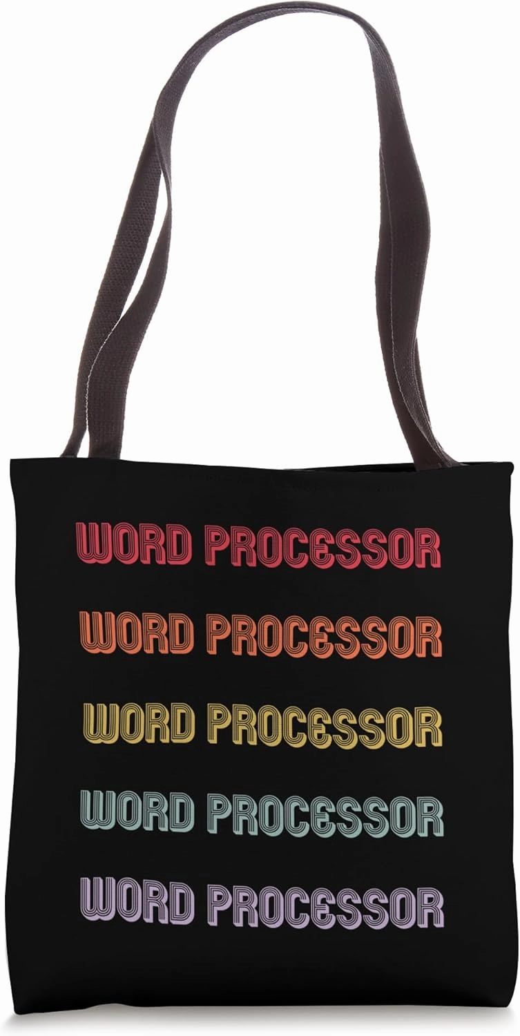 Word Processor Tote Bag