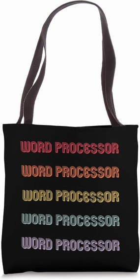 Word Processor Tote Bag