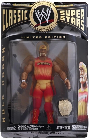 WWE Jakks Pacific Classic Superstars Exclusive Action Figure Hulk Hogan (Tye Dyed Hulkamania Shirt)