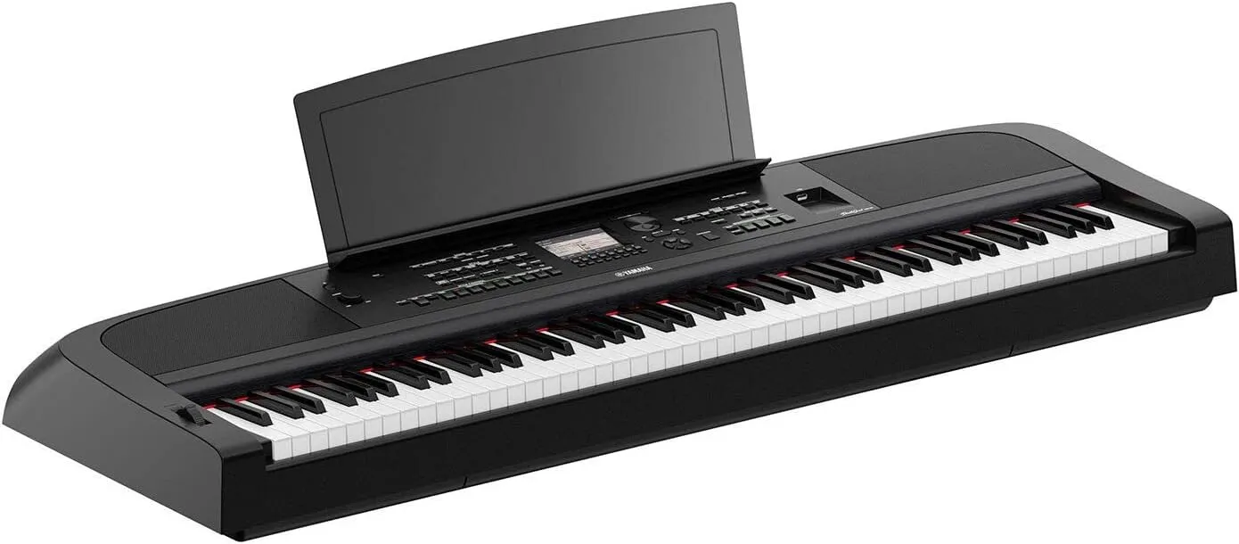 Yamaha 88-Key Weighted Action Portable Grand Digital Piano, Furniture Stand Sold Separately, Black, ‎167.64 x 45.72 x 20.32 cm (DGX670B)