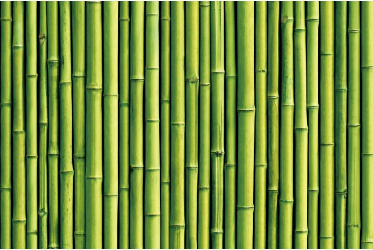 YongFoto Bamboo Wall Backdrop 6x4ft Natural Scenery Jungle Photography Background Tropical Hawaiian Beach Luau Party Room Decor Photo Studio Booth Props Birthday Wedding Baby Shower Banner