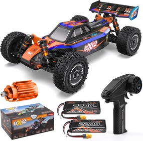 ZD Racing 1:12 Brushless Fast Rc Cars for Adults Fast 42 MPH,Off Road Rc Car 4X4,Remote Control Trucks for Adults 4WD High Speed Racing RC Buggy with Two 3S 2200 mAh Truck Suitable for Gifts