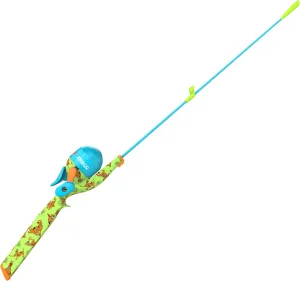 Zebco Youth 29-Inch Floating Spincast Reel and Fishing Rod Combo, Size 20 Reel, Pre-Spooled with 6-Pound Cajun Line