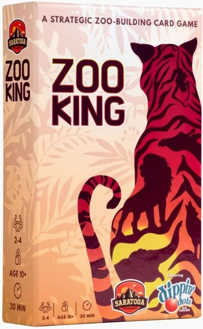 Zoo King — A Strategic Zoo-Building Card Game | Perfect Family Game; immersive for Kids & Adults | Draft from Diverse Animal & Zoo-Themed Cards to Build The Best Zoo | 2-4 Players
